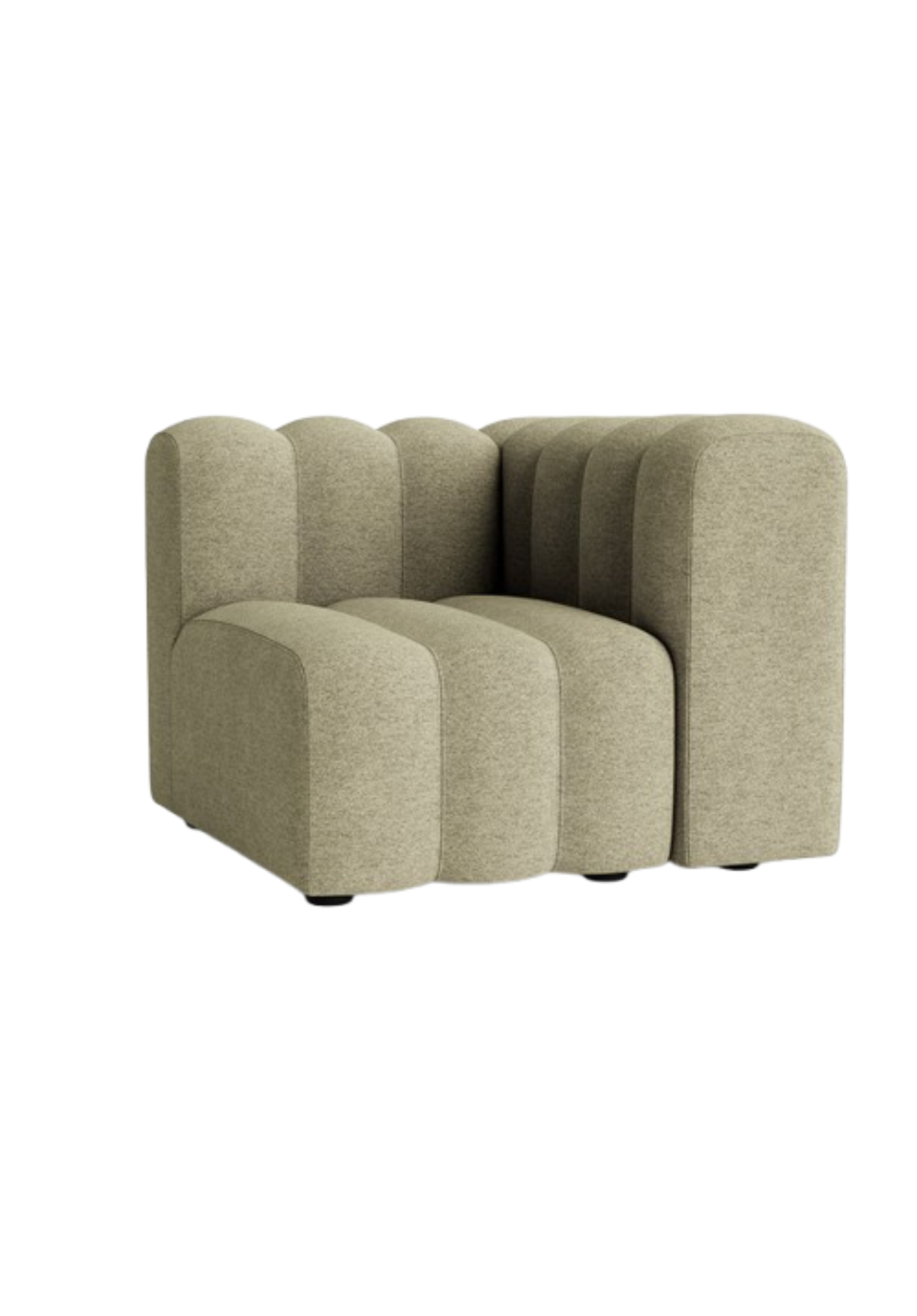 Studio Armrest Small Barnum Bouclé Col. 07 Left | NORR11