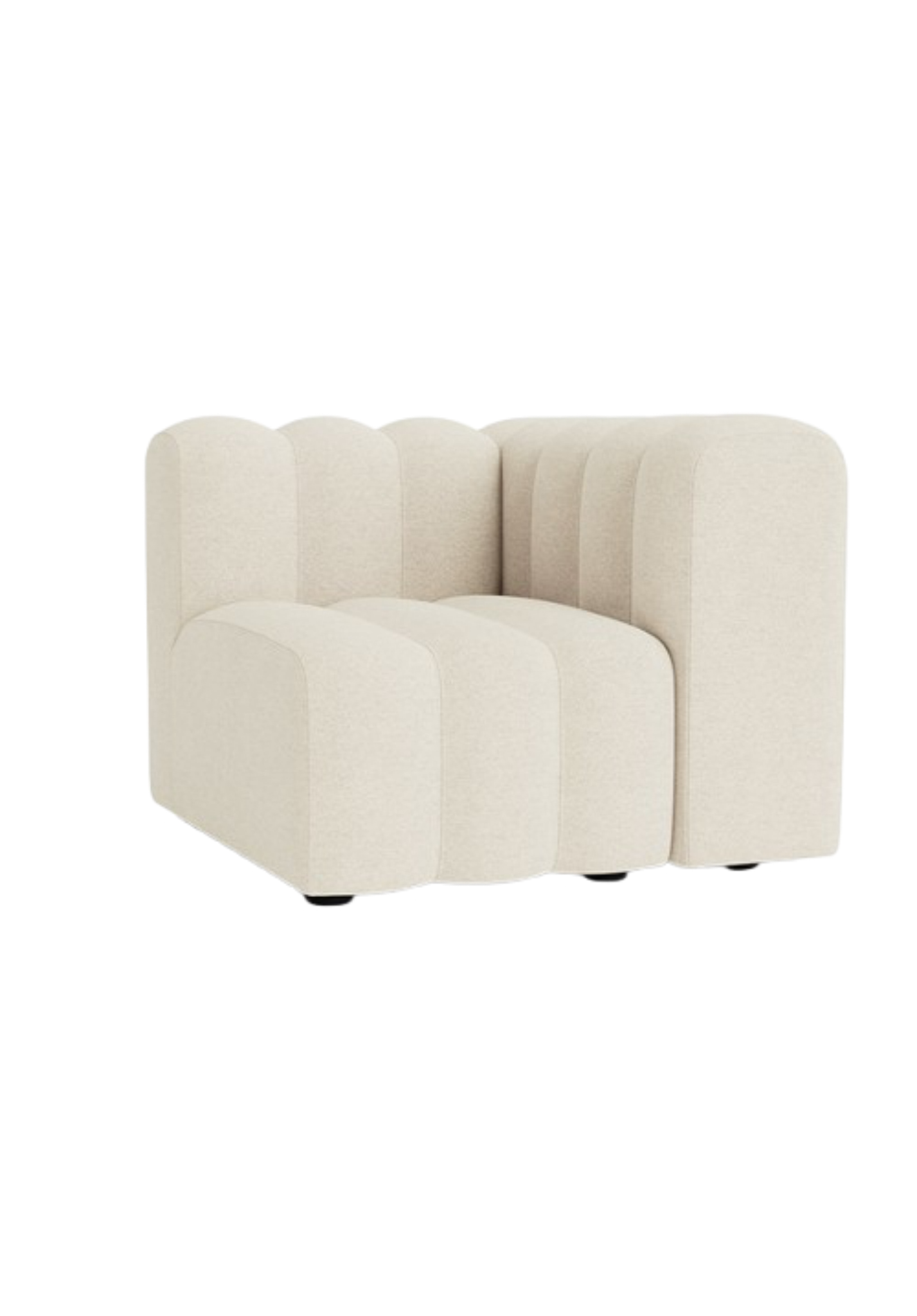 Studio Armrest Small Barnum Bouclé Col. 24 Left | NORR11