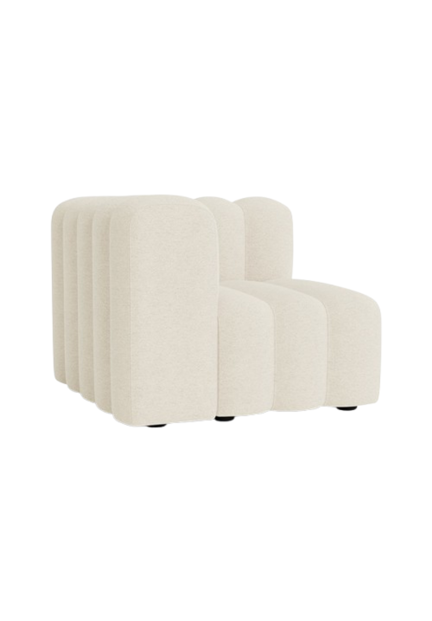 Studio Armrest Small Barnum Bouclé Col. 24 Right | NORR11