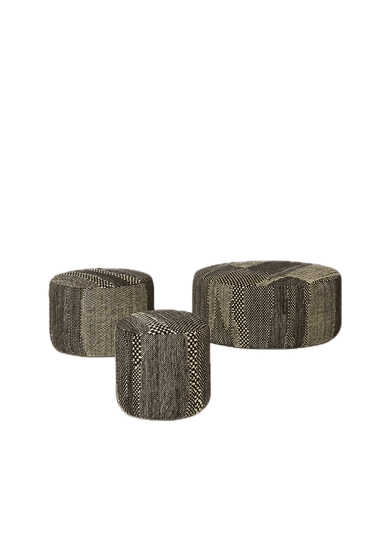 Wabisabi pouf Anthracite| Nanimarquina