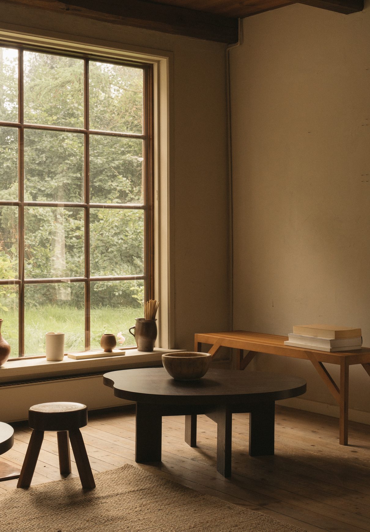 Farmhouse Coffee Table Dark Oak Pond | FRAMA