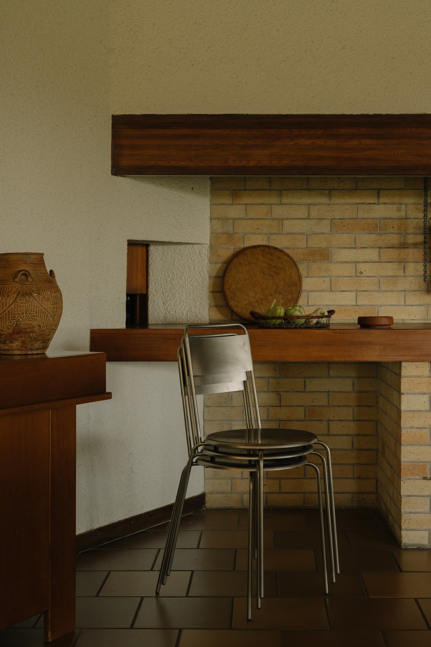 Petit Rond Chair | Stainless Steel | FRAMA