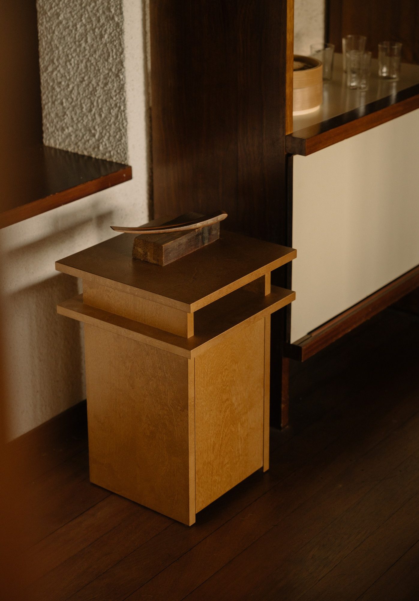 Ratio Side Table  | Warm Brown Birch | FRAMA