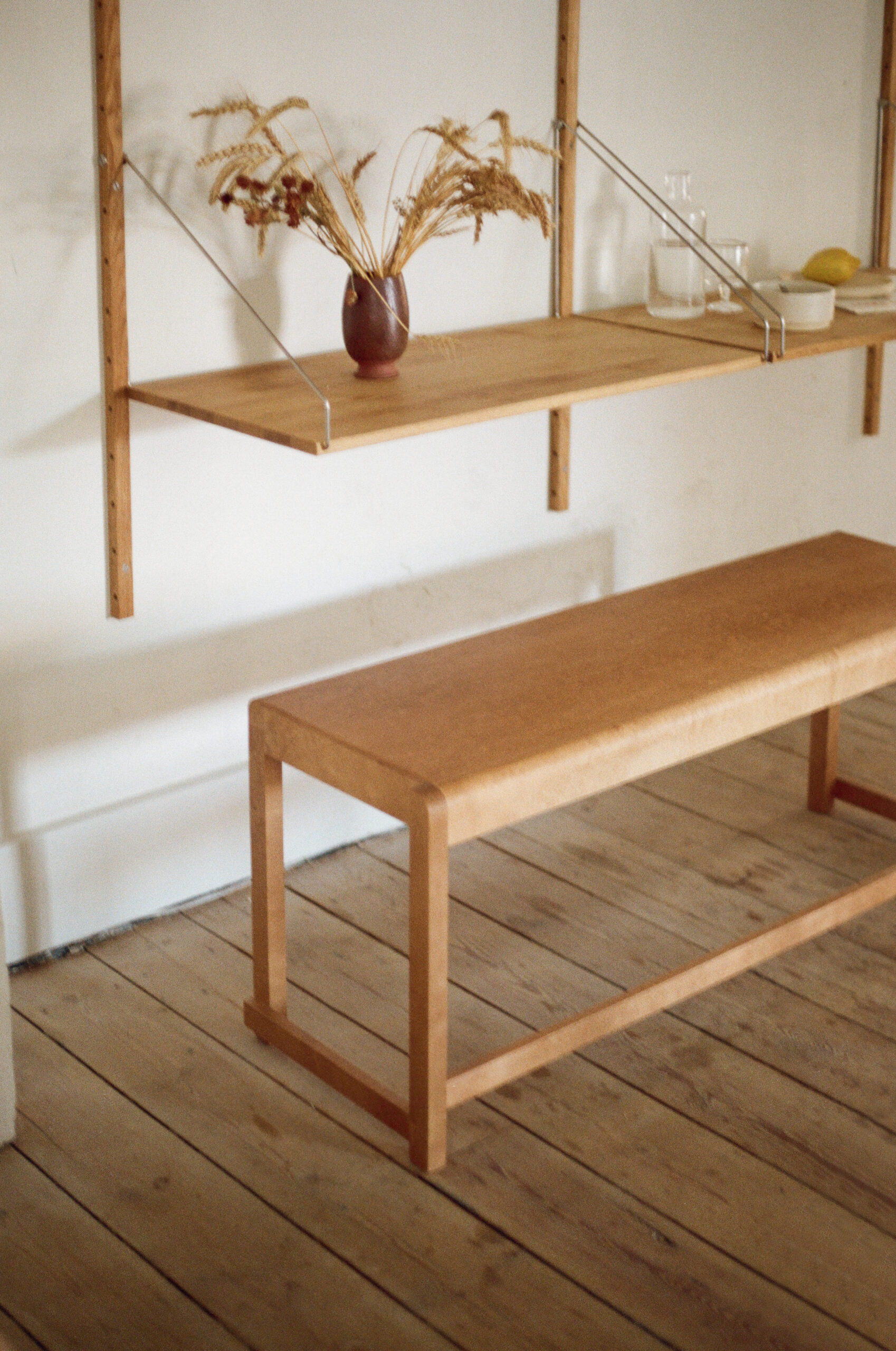 Bench 01 | Warm Brown birch | FRAMA