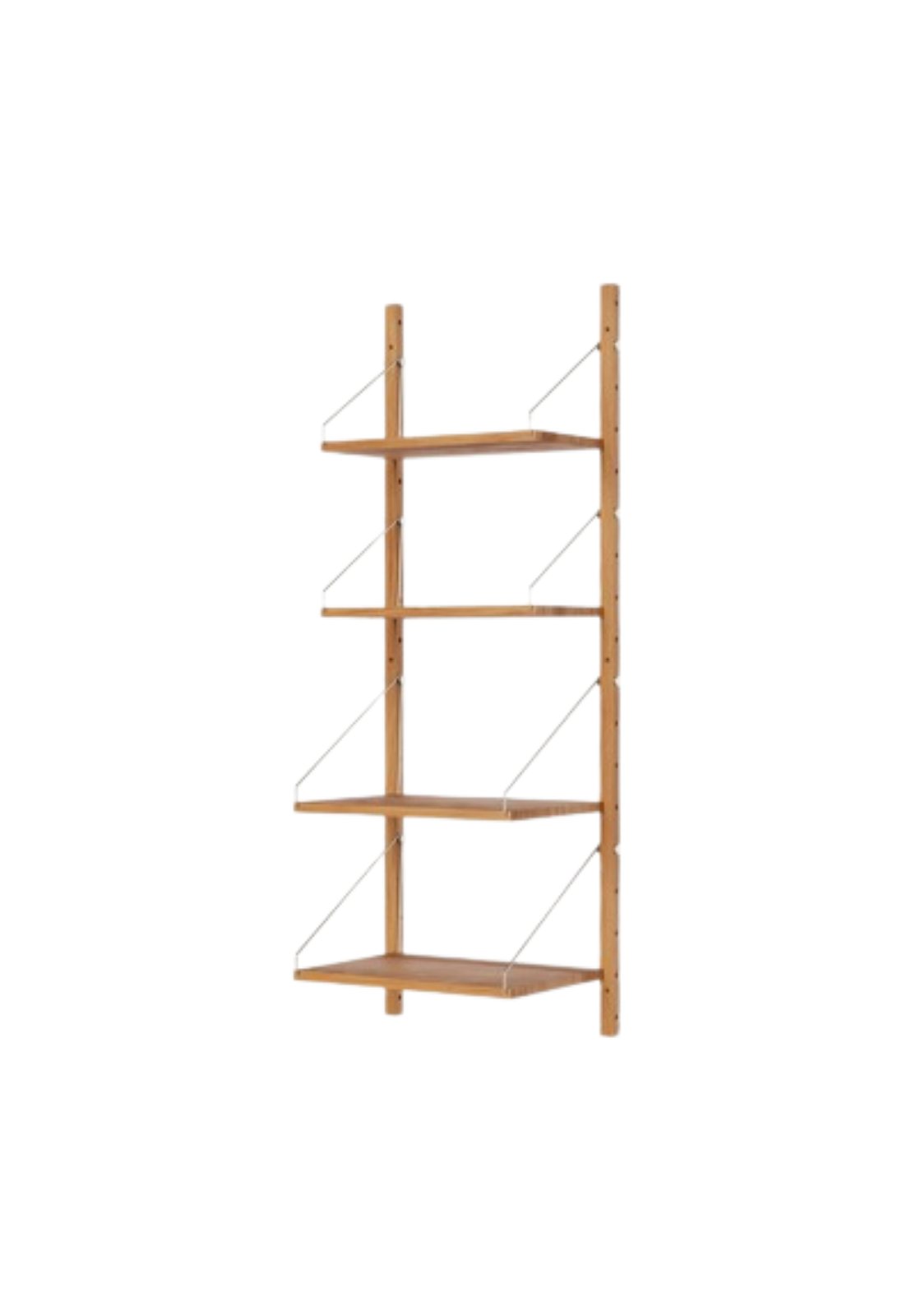 Shelf Library Single Section, Natural Oak W40 | FRAMA