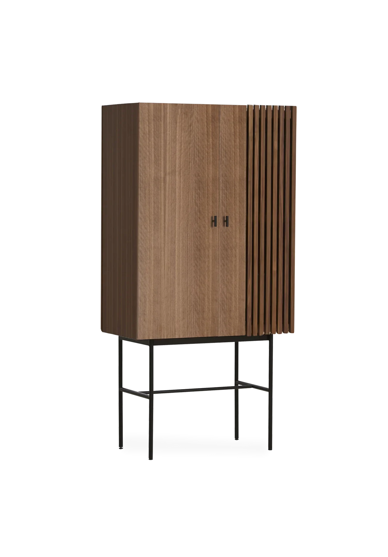 Array highboard (80 cm) - Walnut