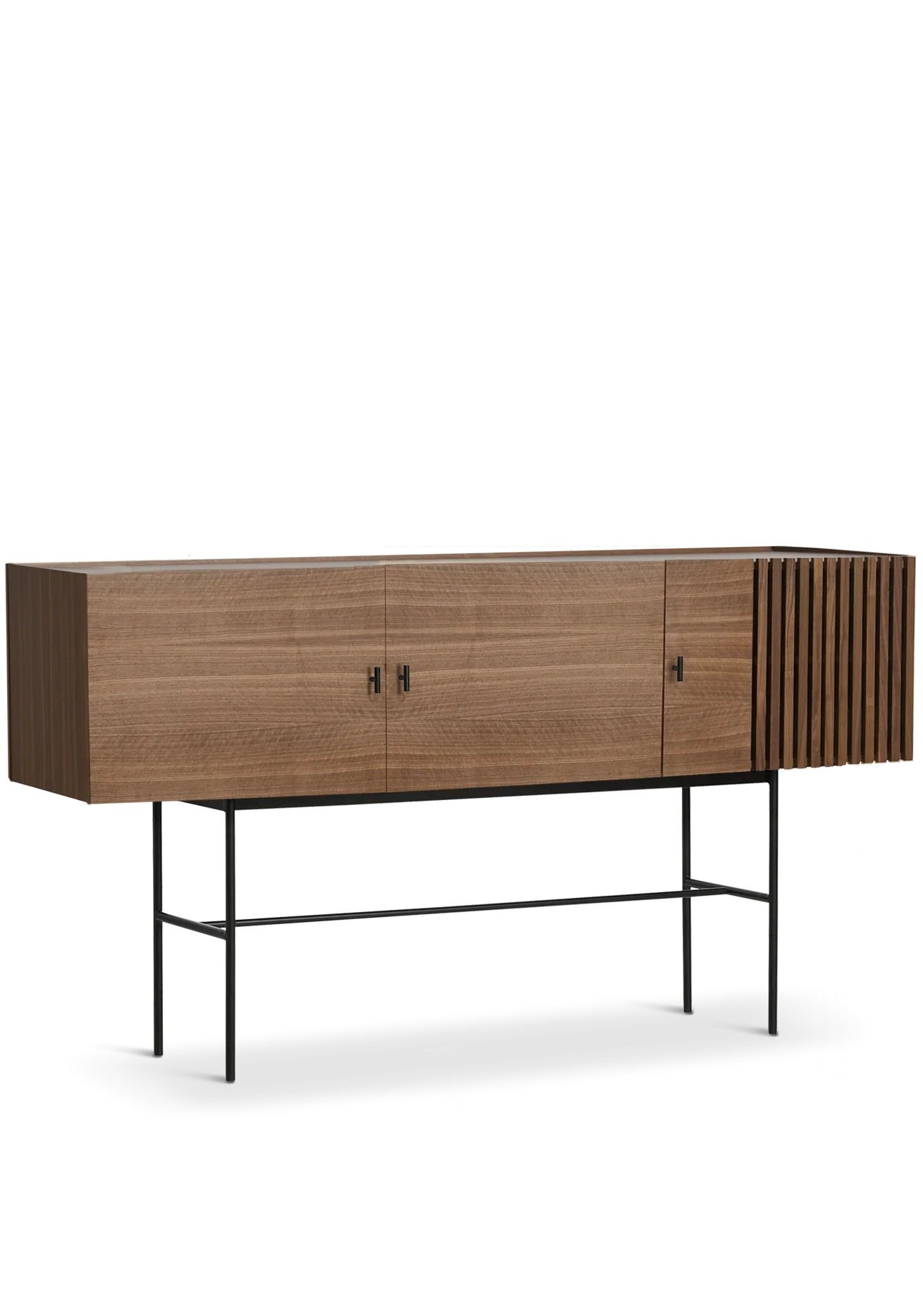 Array low sideboard (150 cm) - Walnut