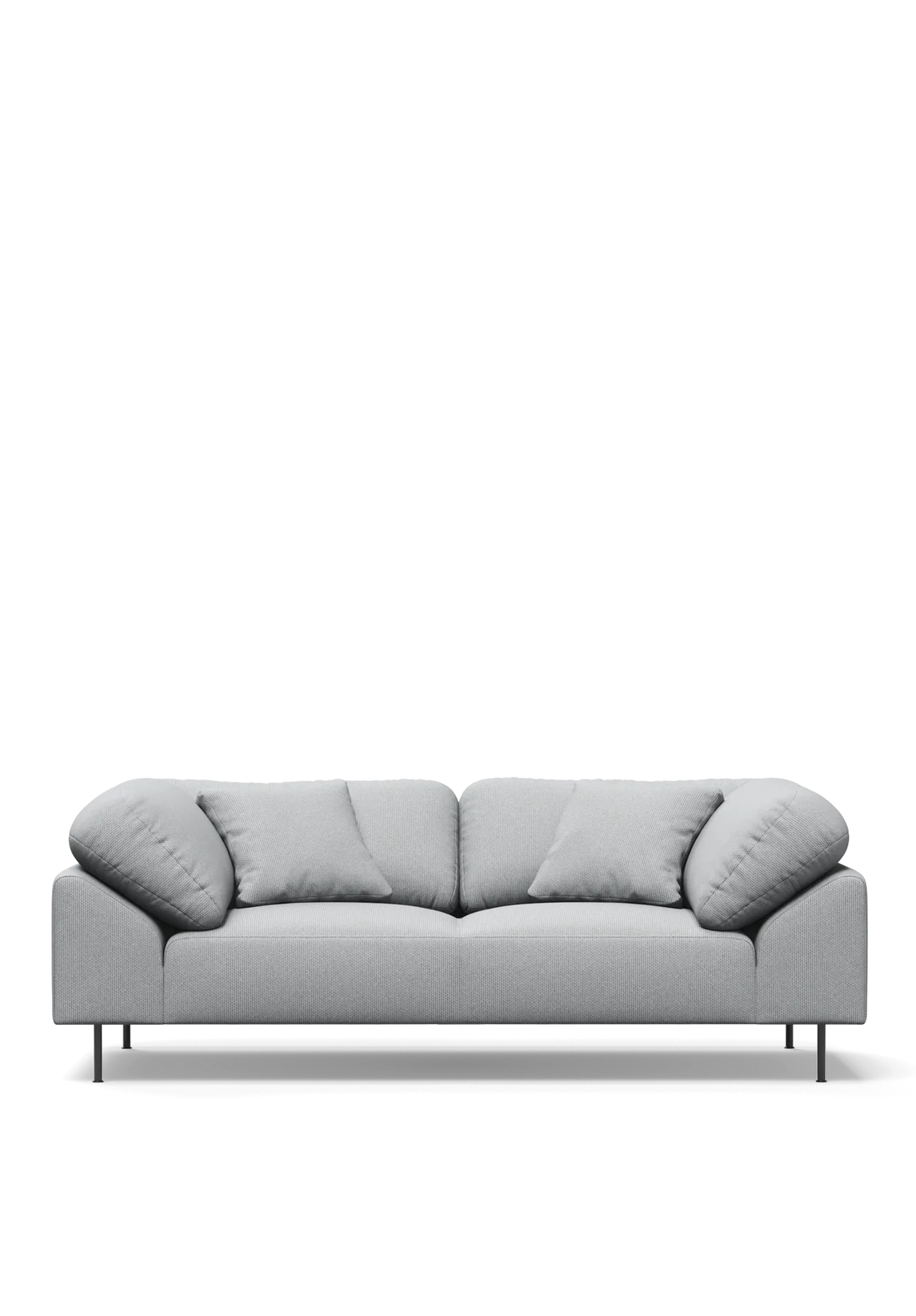 Collar 2-seater - Light grey