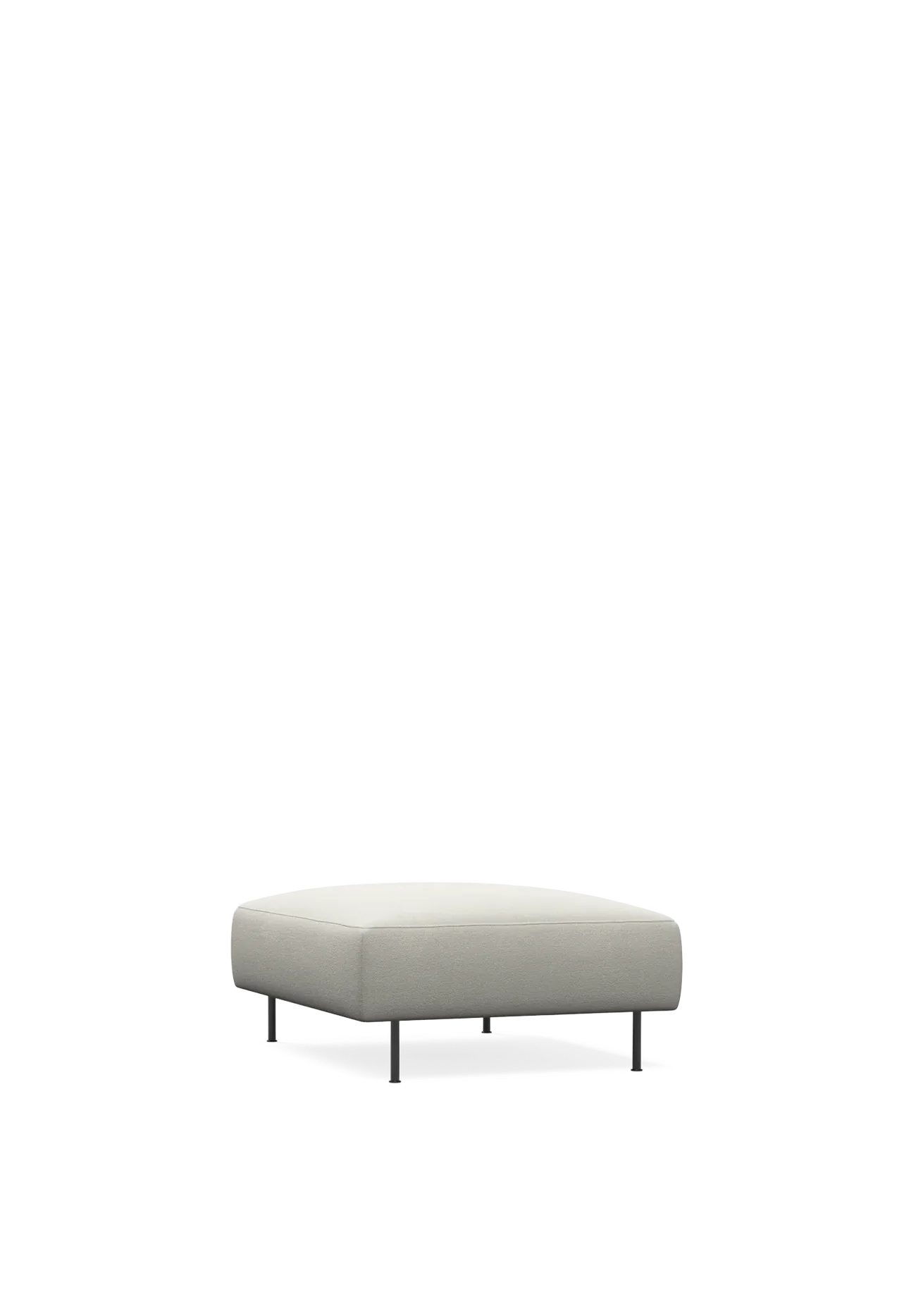 Collar ottoman - Light grey