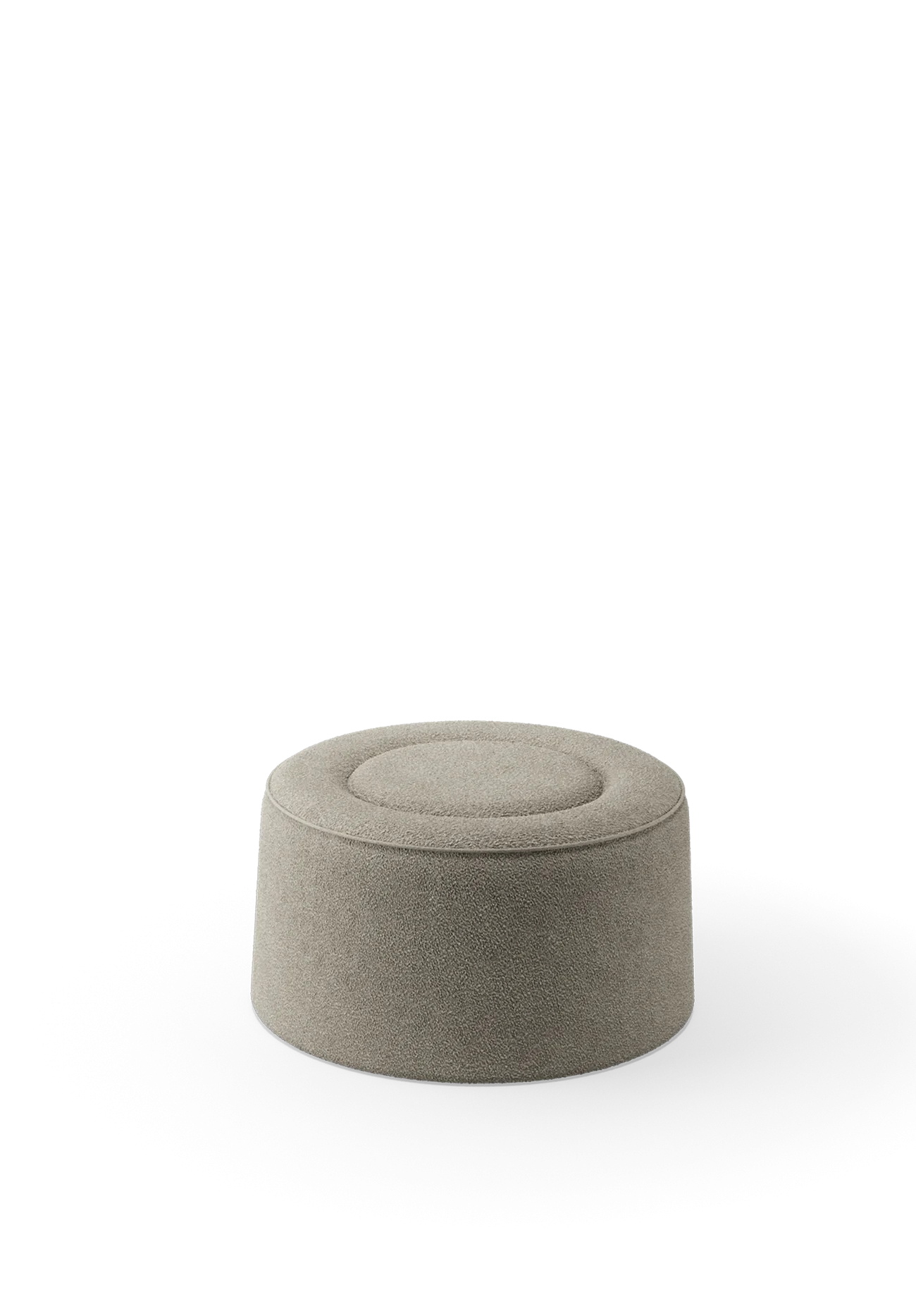 Praline pouf (Ø78 cm) - Natural bouclé