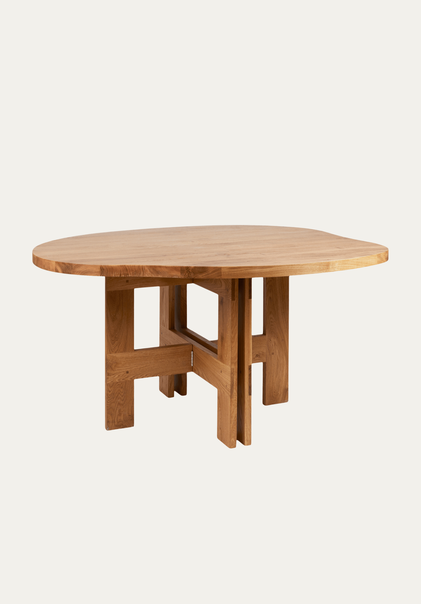 Farmhouse Trestle Table | Natural Oak | Pond | FRAMA