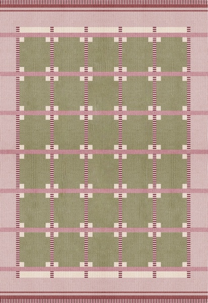 RÖLLAKAN RUTH WOOL RUG - SPRING GRASS