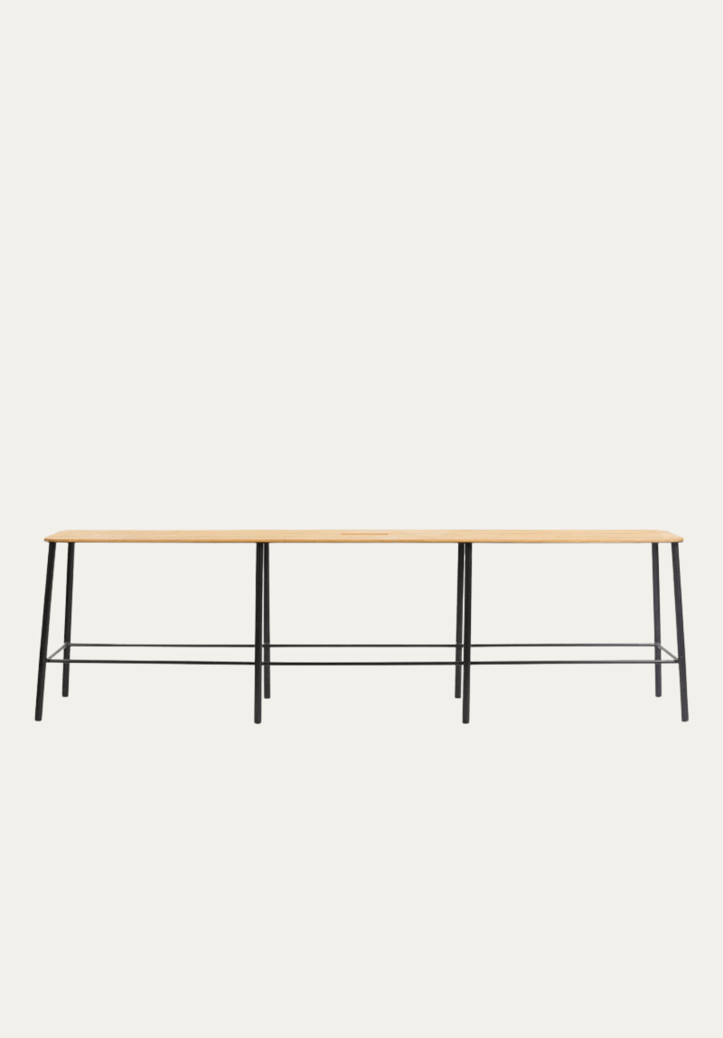 ADAM BENCH | BLACK / OAK | L160 | FRAMA