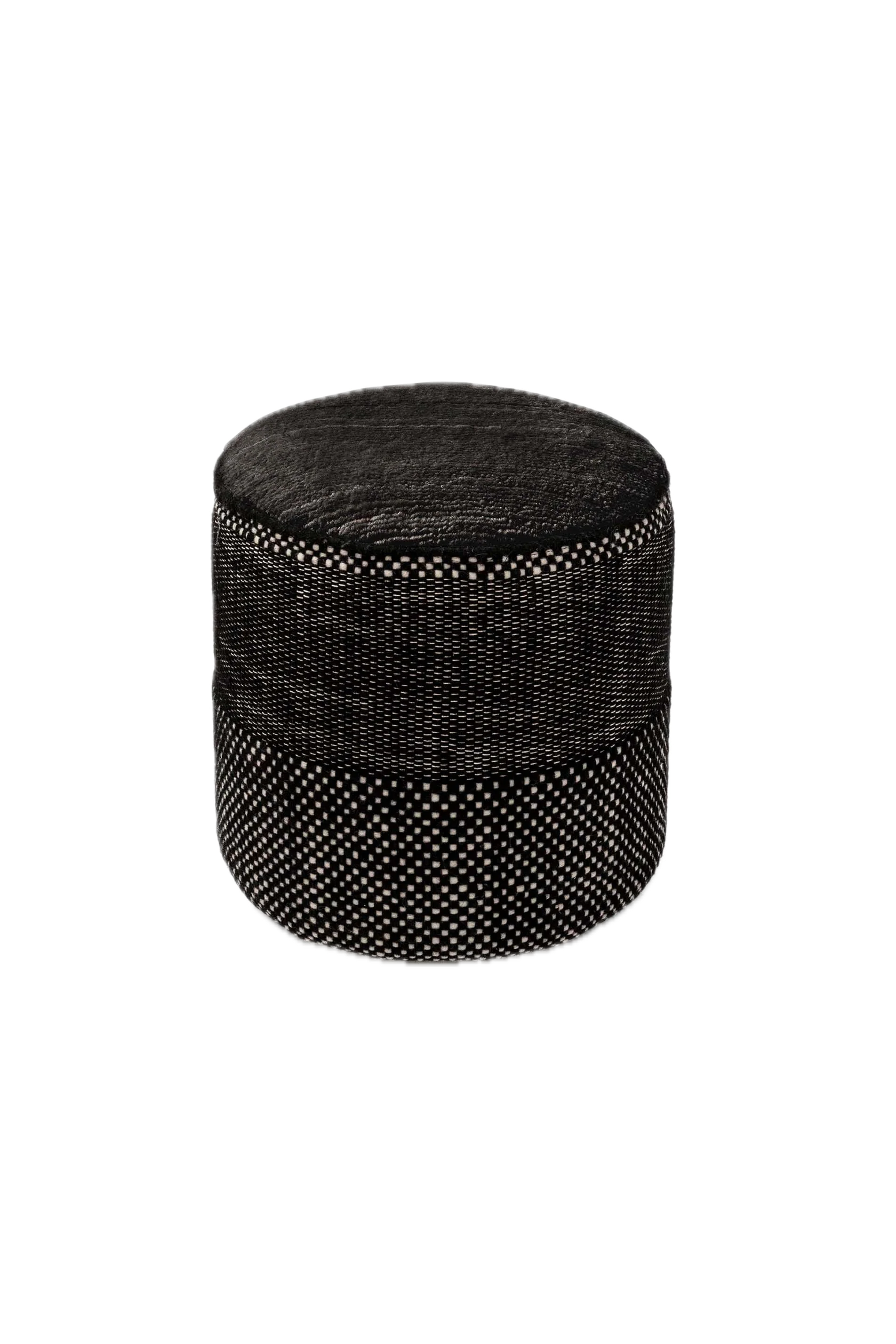 Tres Persian Pouf , Negro S