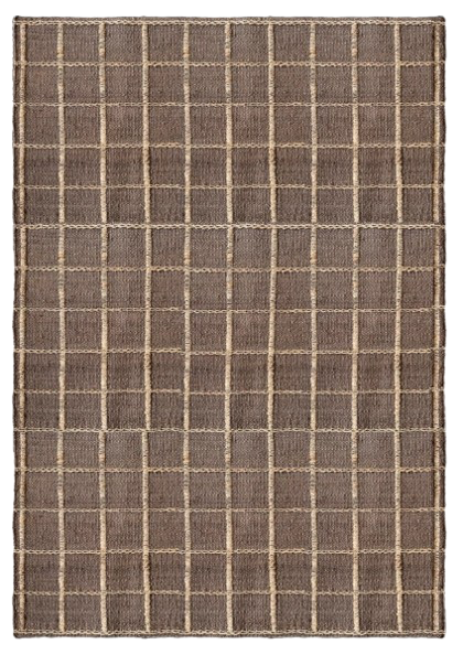 STRATA JUTE RUG - BROWN | Layered