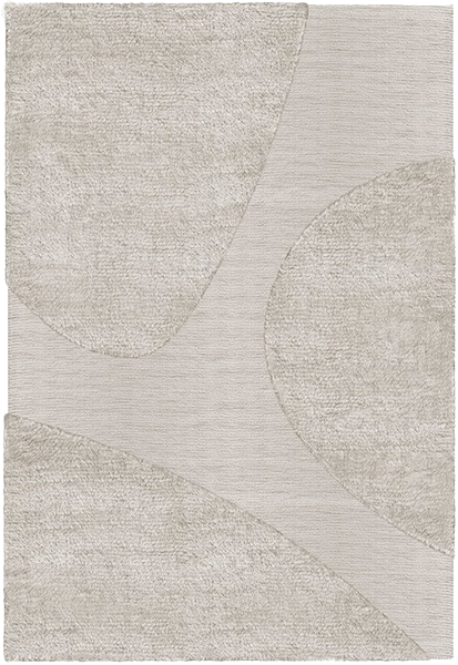 PUNJA PLASMA WOOL RUG - SAND MELANGE | Layered