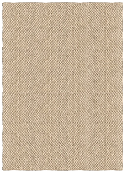 BASKET WEAVE SISAL RUG - NATURAL | Layered