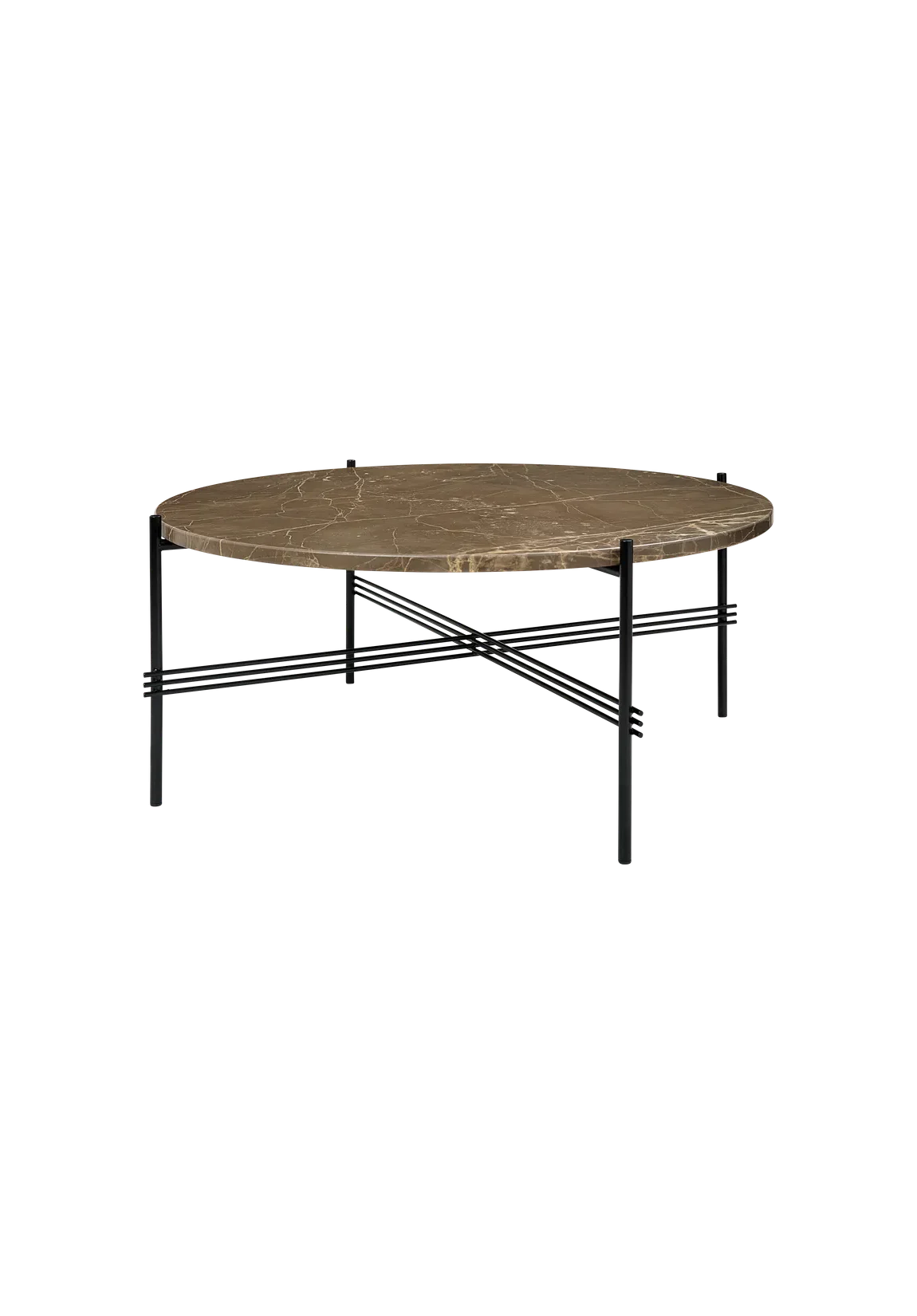 TS COFFEE TABLE Brown Emperador Marble| GUBI