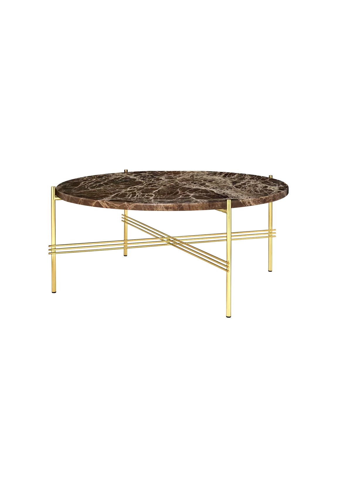 TS COFFEE TABLE Brown Emperador Marble| GUBI