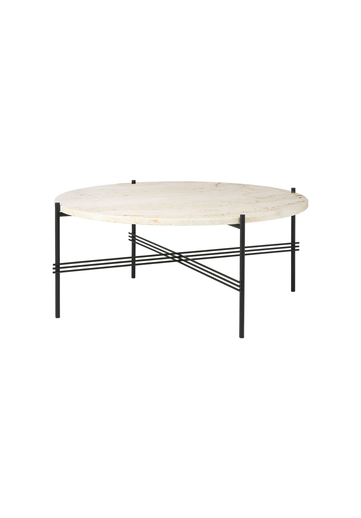 TS COFFEE TABLE Neutral White Travertine| GUBI