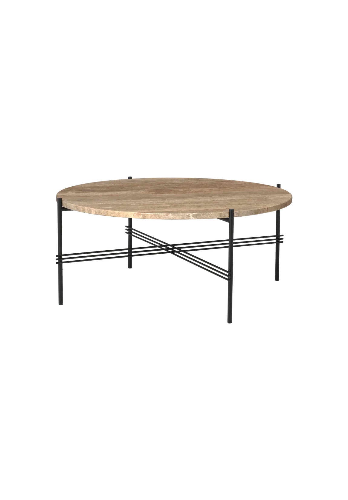 TS COFFEE TABLE Warm Taupe Travertine| GUBI