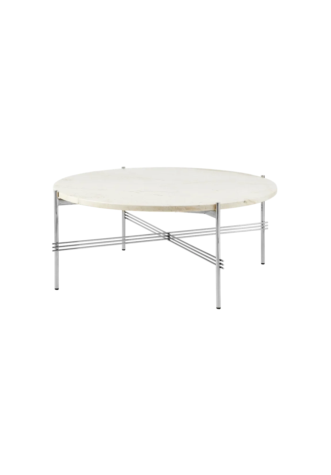 TS COFFEE TABLE Neutral White Travertine| GUBI