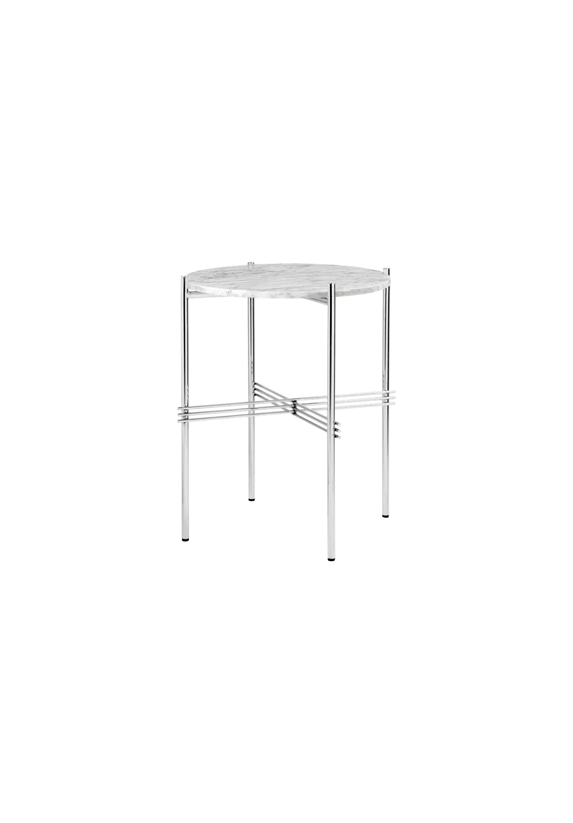 TS SIDE TABLE White Carrara Marble| GUBI