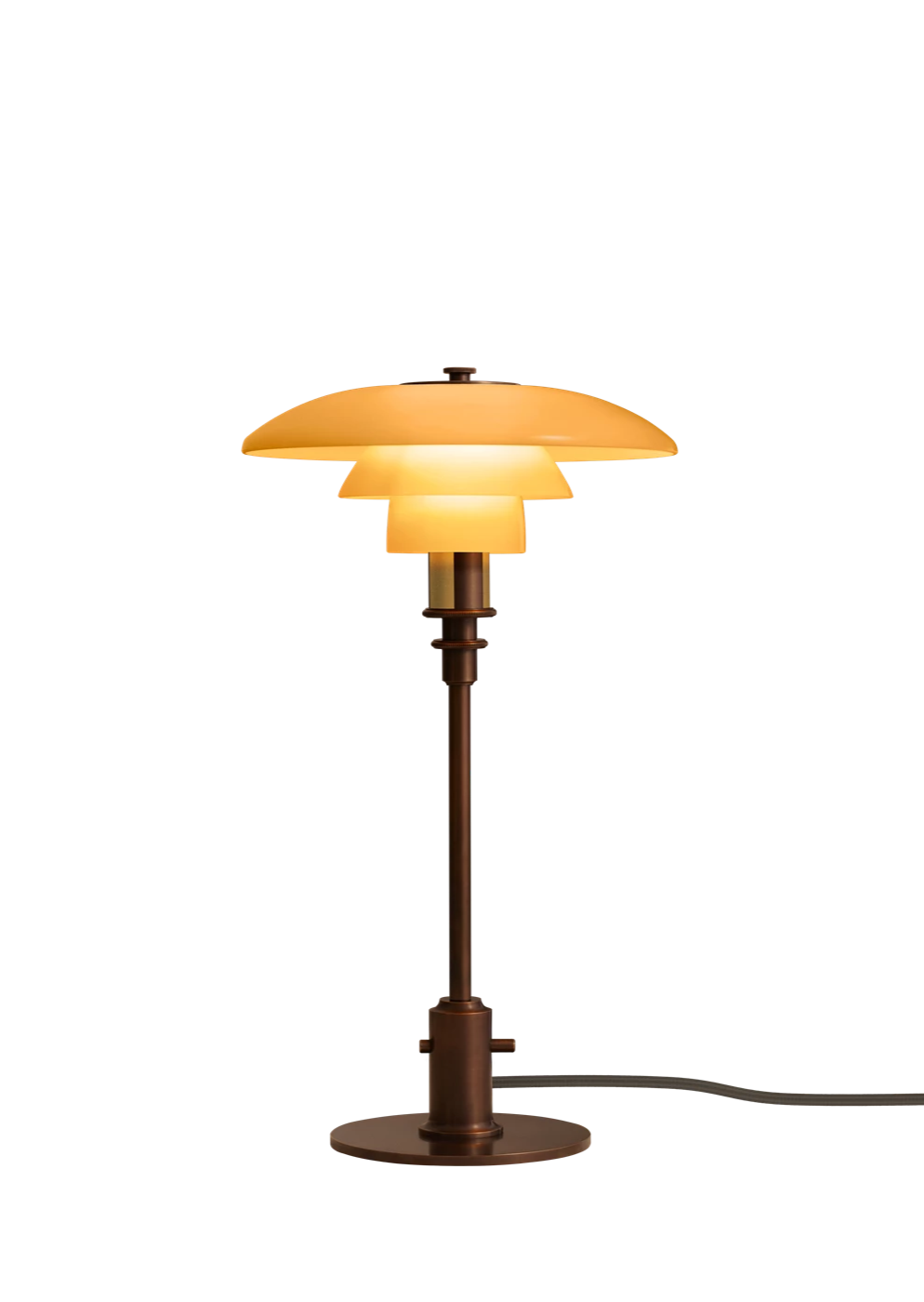 PH 2/1 AGED BRASS TABLE LAMP | LOUIS POULSEN - norré design store