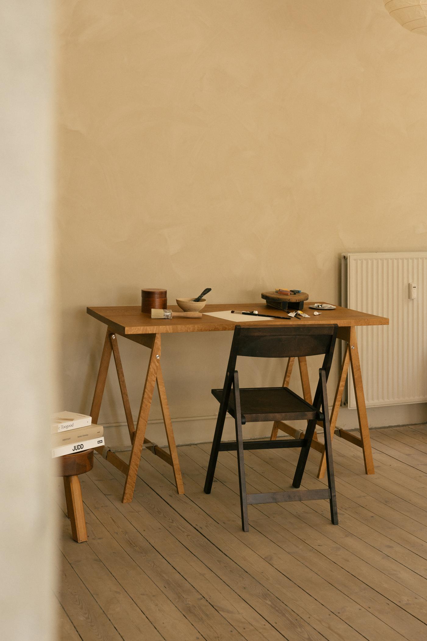 FOLDING FLAT CHAIR | ASH BLACK BIRCH | FRAMA