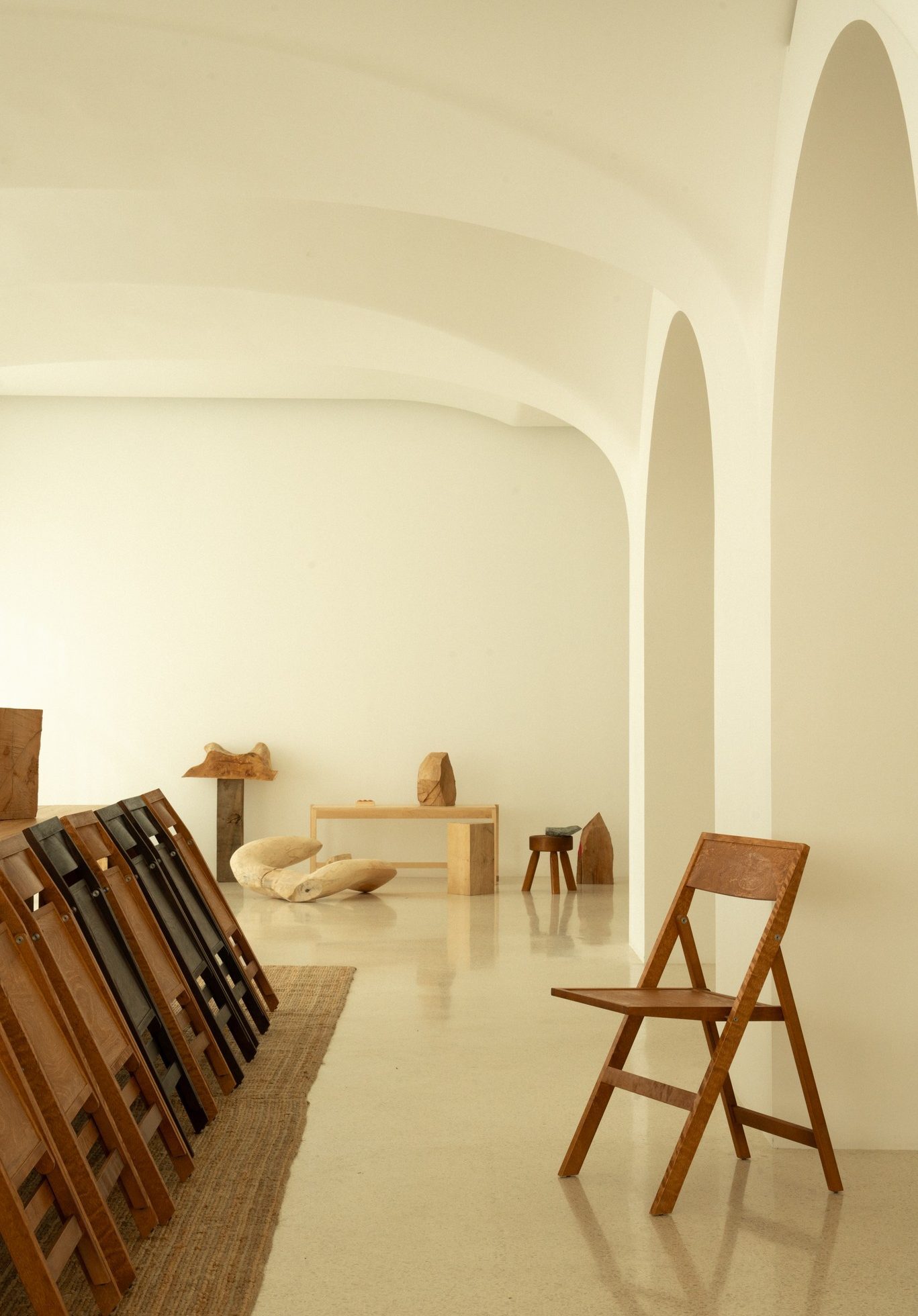 FOLDING FLAT CHAIR | Warm Brown Birch | FRAMA