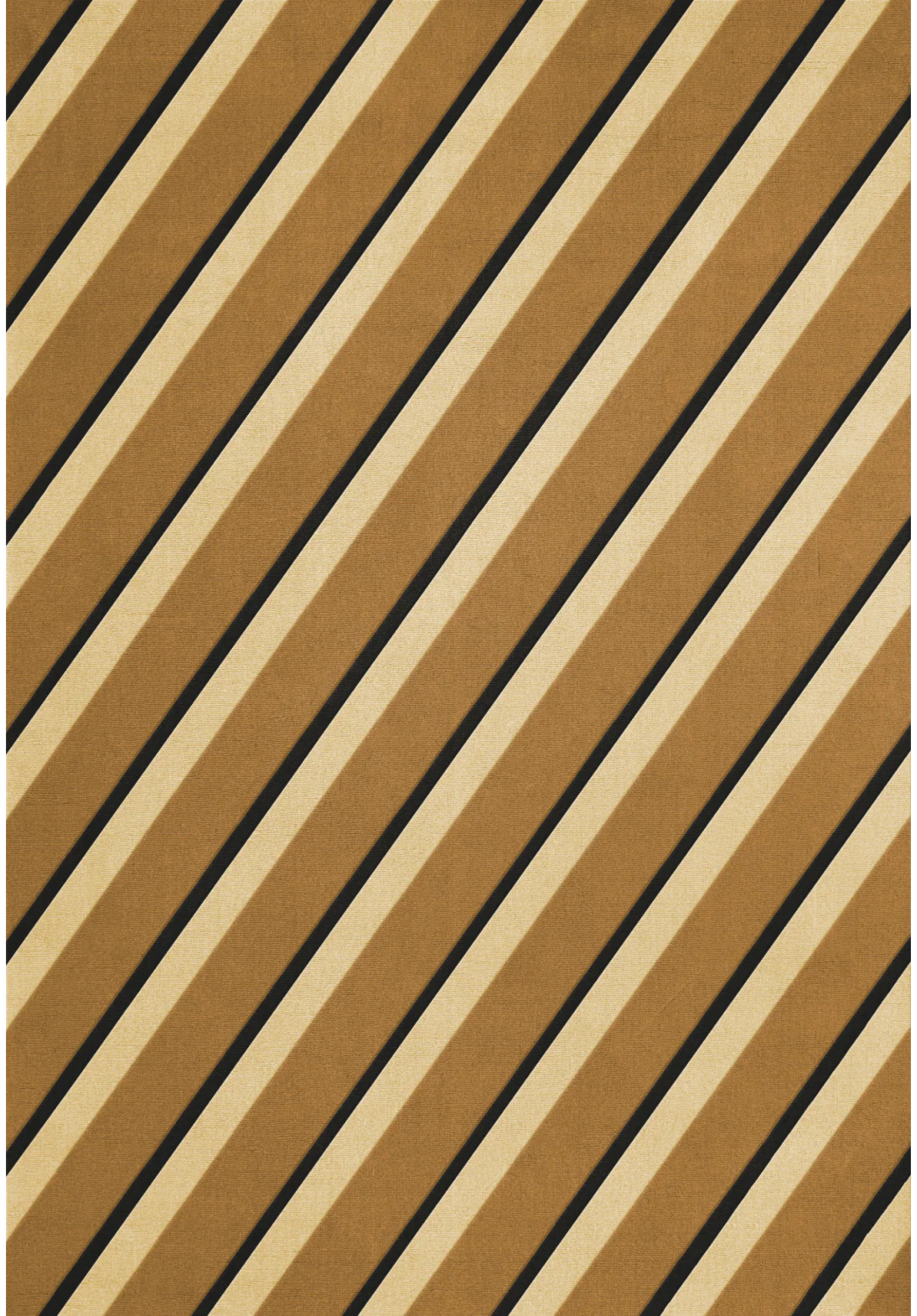 TEKLAN DIAGONAL WOOL RUG - SAND | Layered