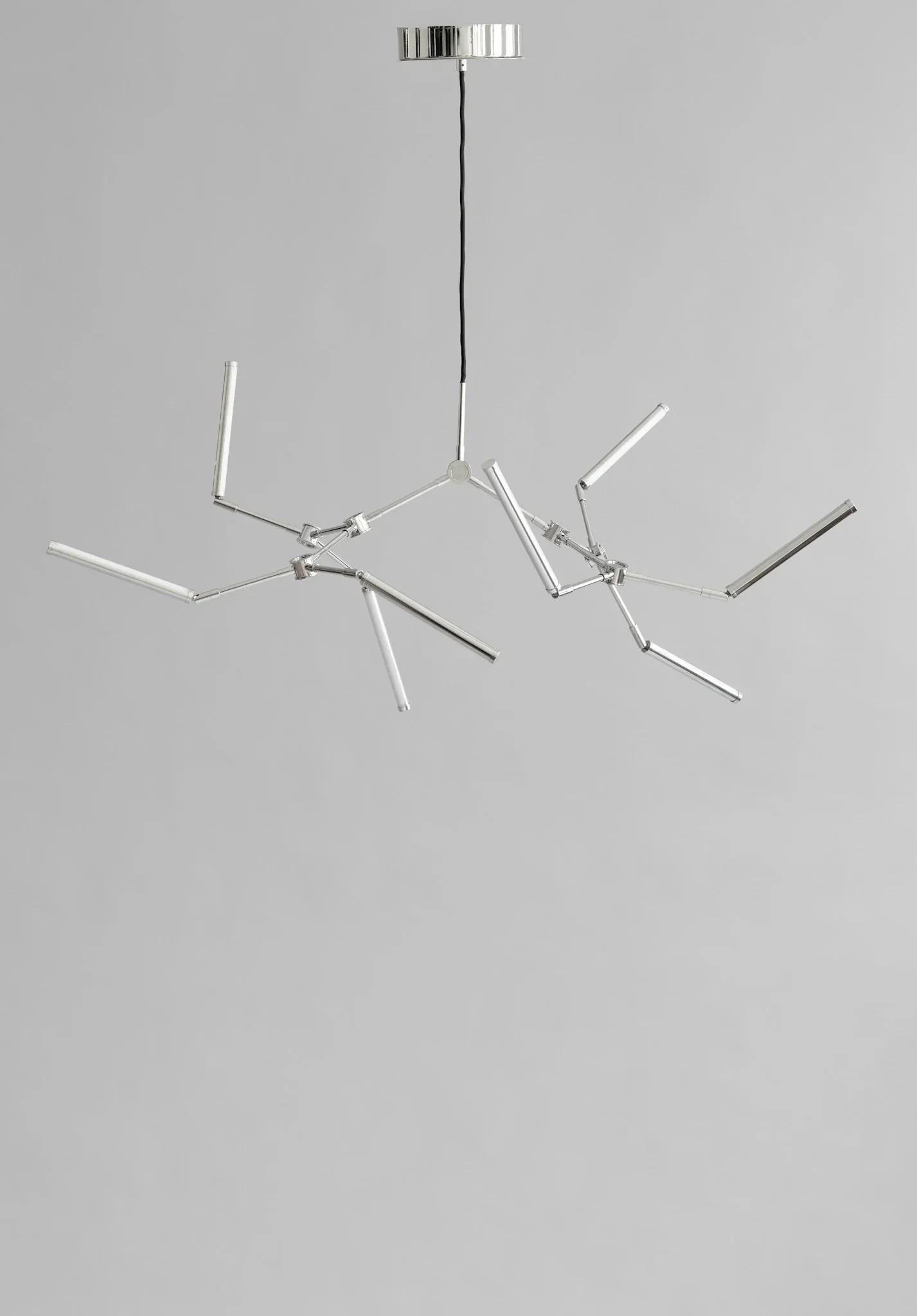 101 CPH Stick Chandelier mini - Chrome