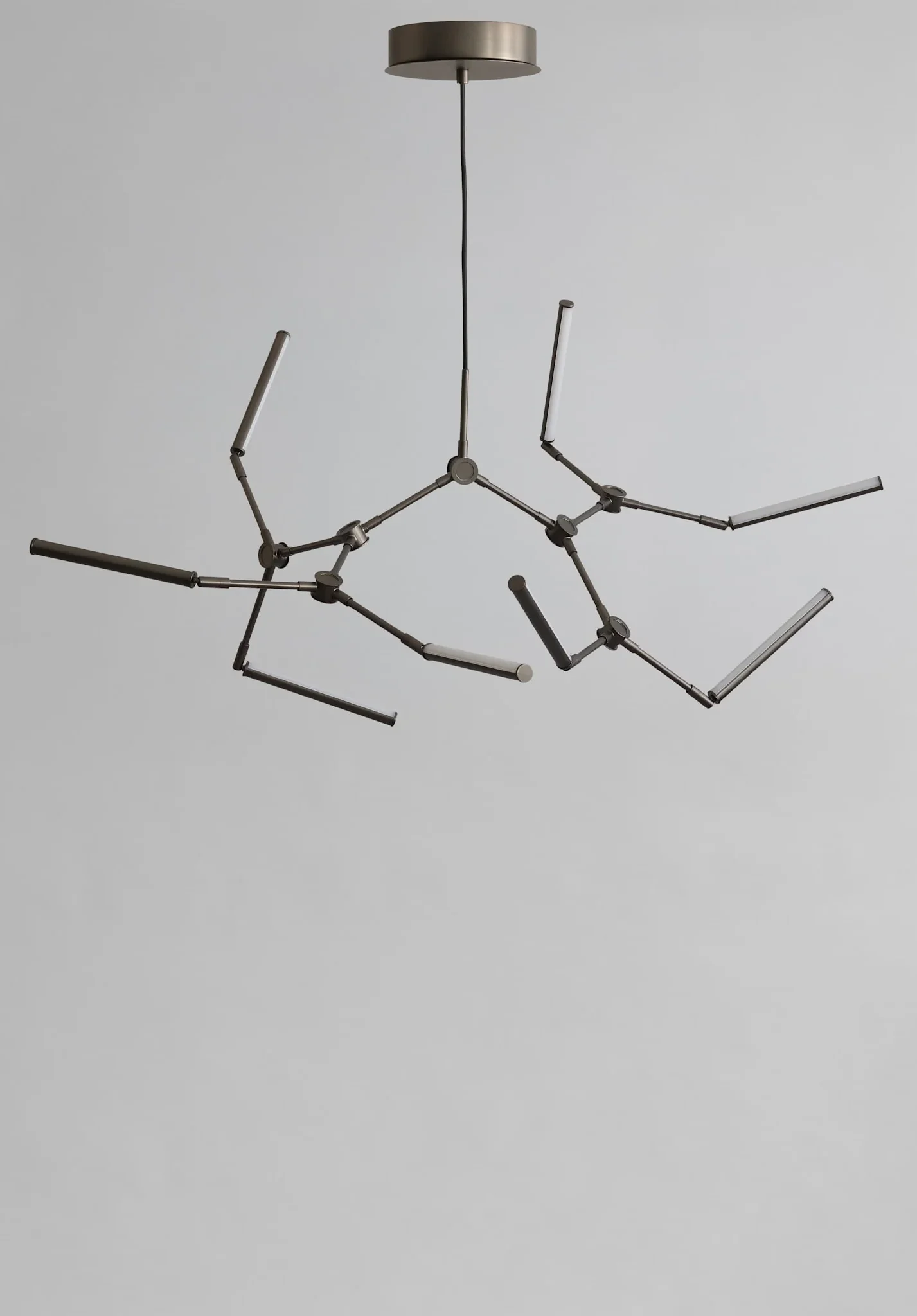 101 CPH Stick Chandelier Mini - Bronze