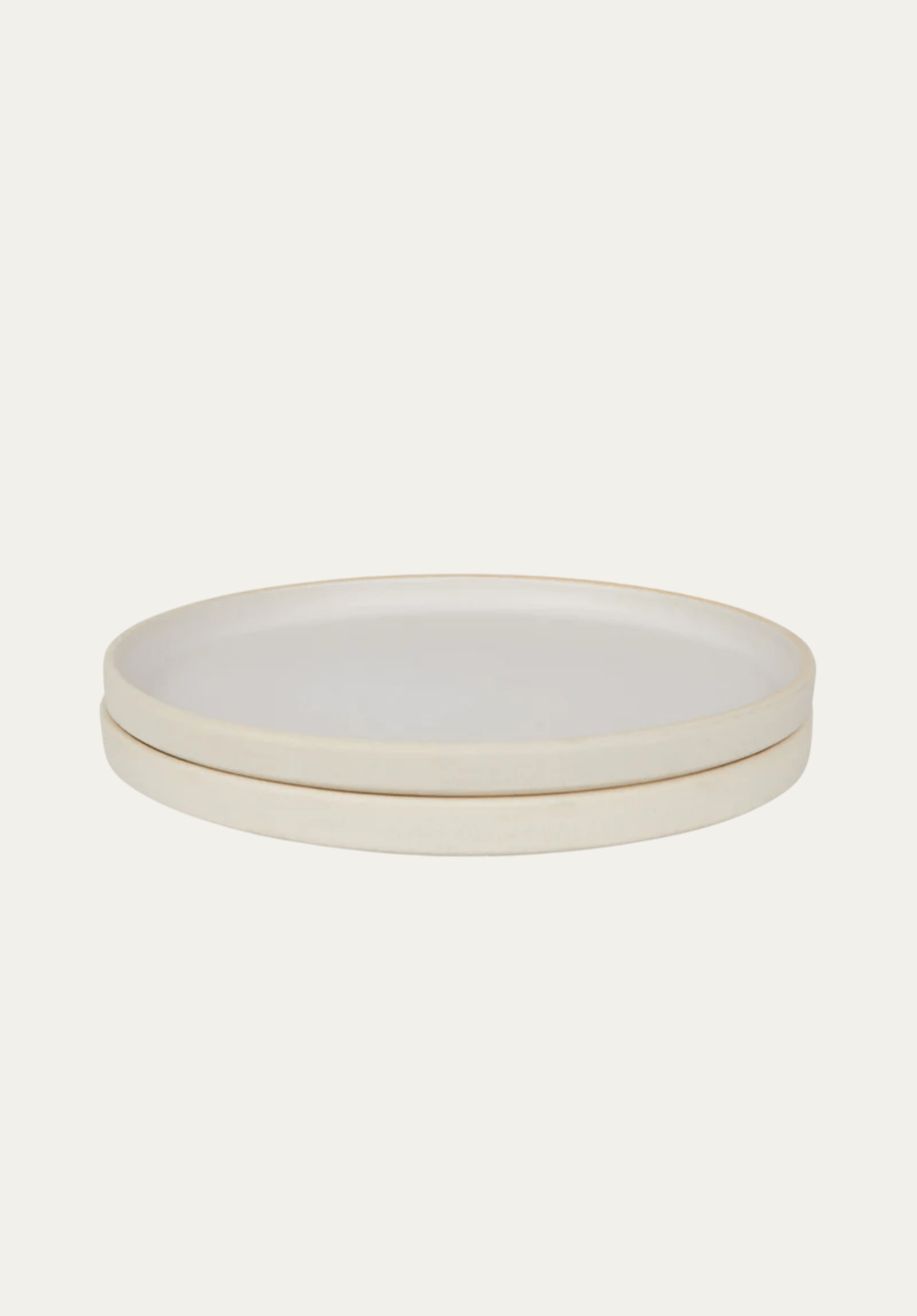 OTTO CERAMIC PLATE SET OF TWO | NATURAL | LARGE