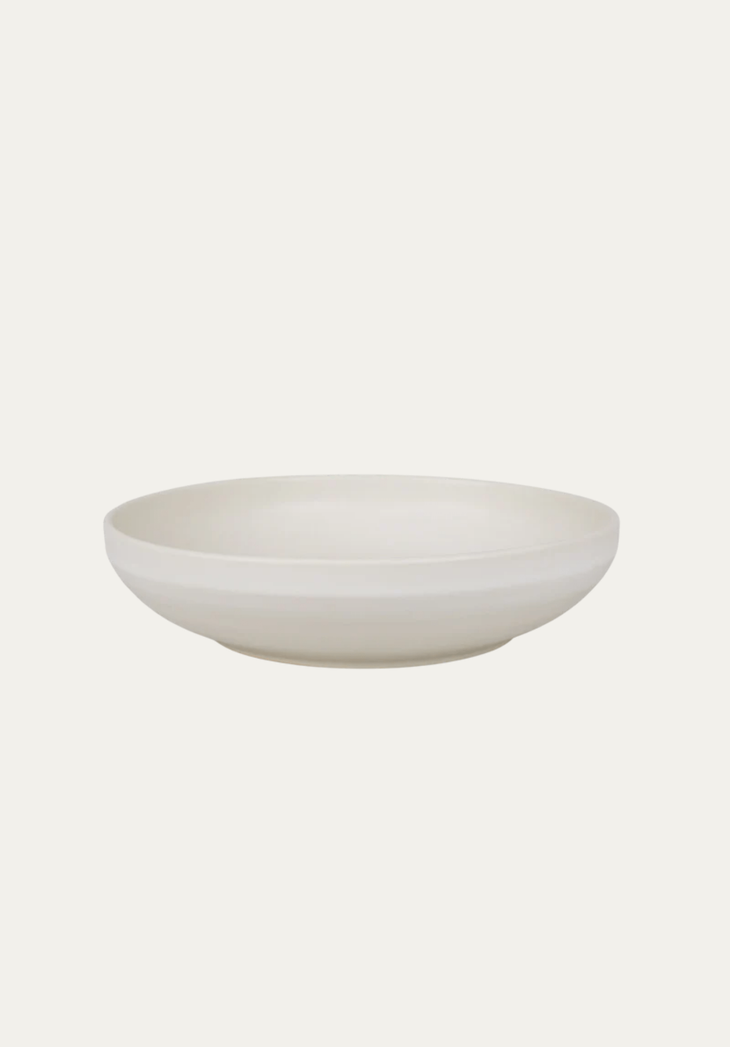 Otto Ceramic Shallow Bowl | Natural | Large | FRAMA