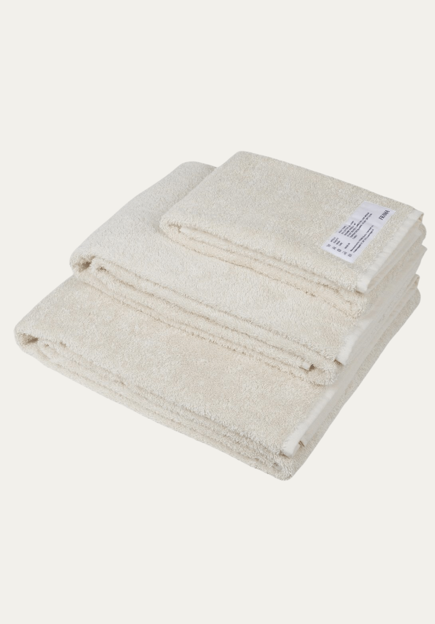 Heavy Towel Set Bone White  | Frama