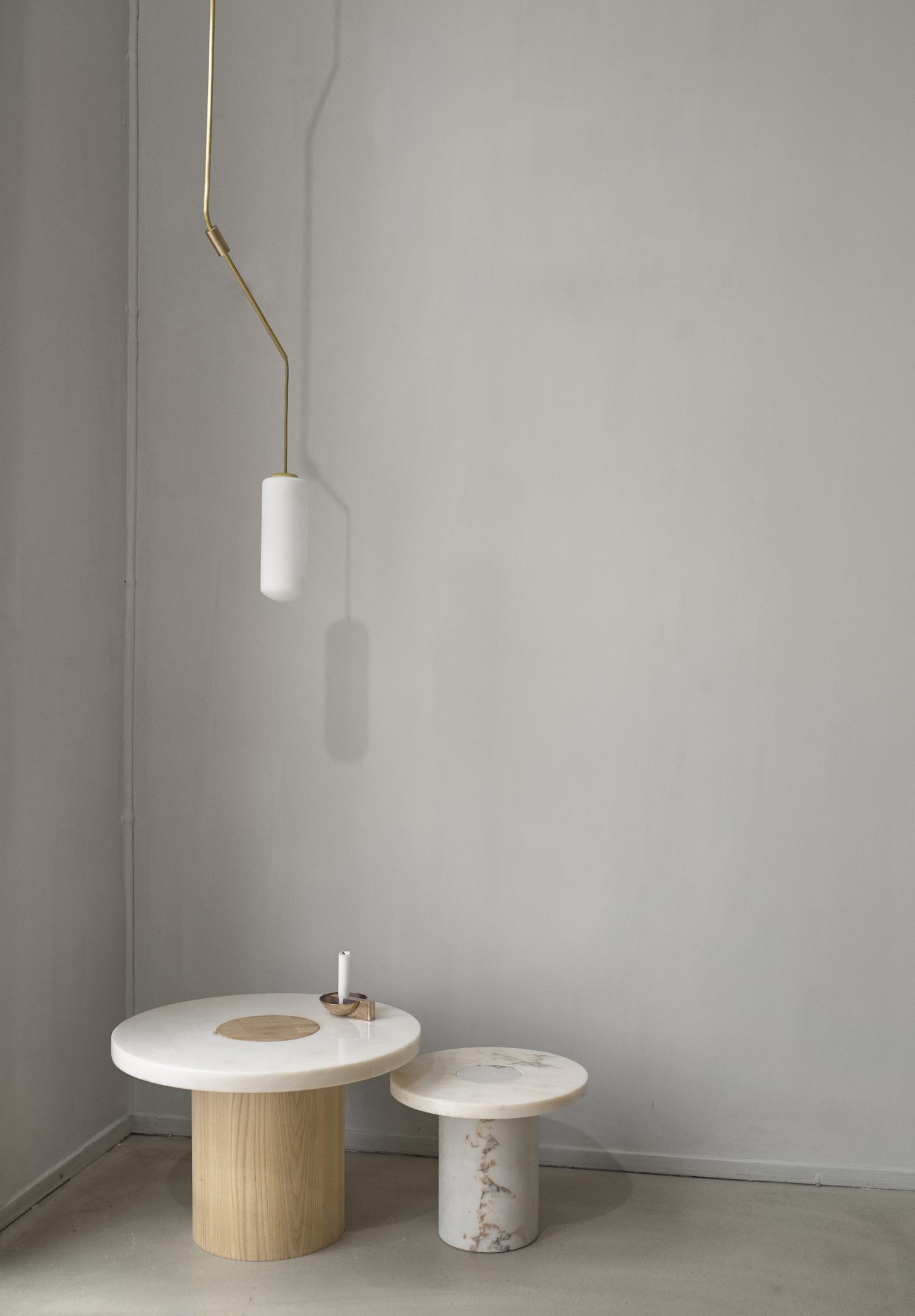 Sintra Table | White marble / Cork | Large | FRAMA