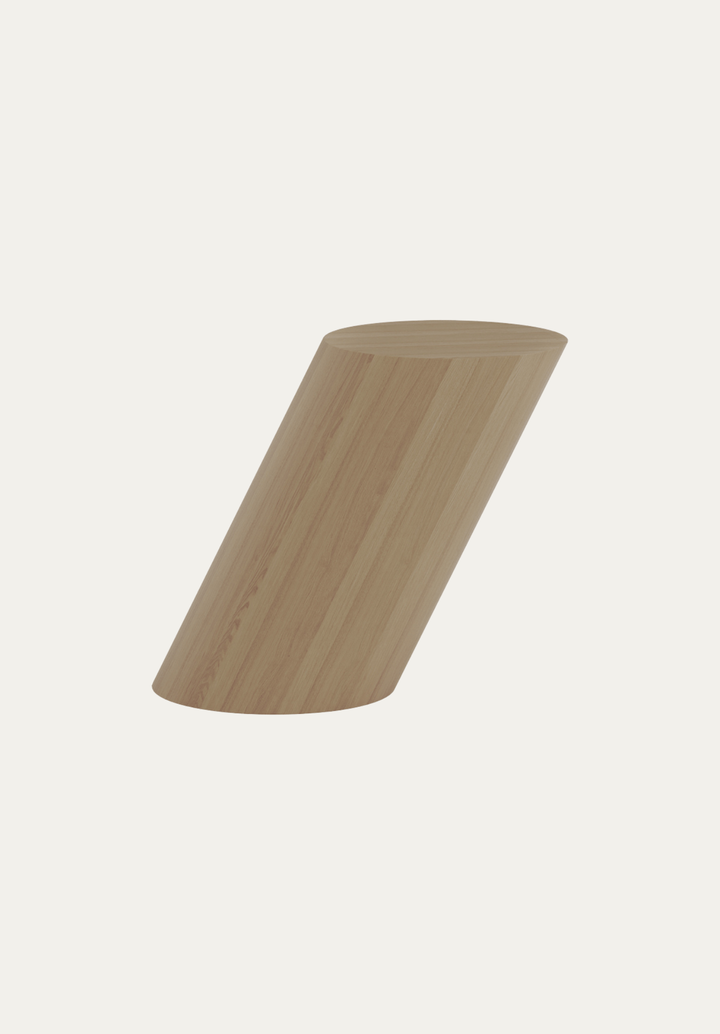 Tilt Side Table Natural Oak | NORR11