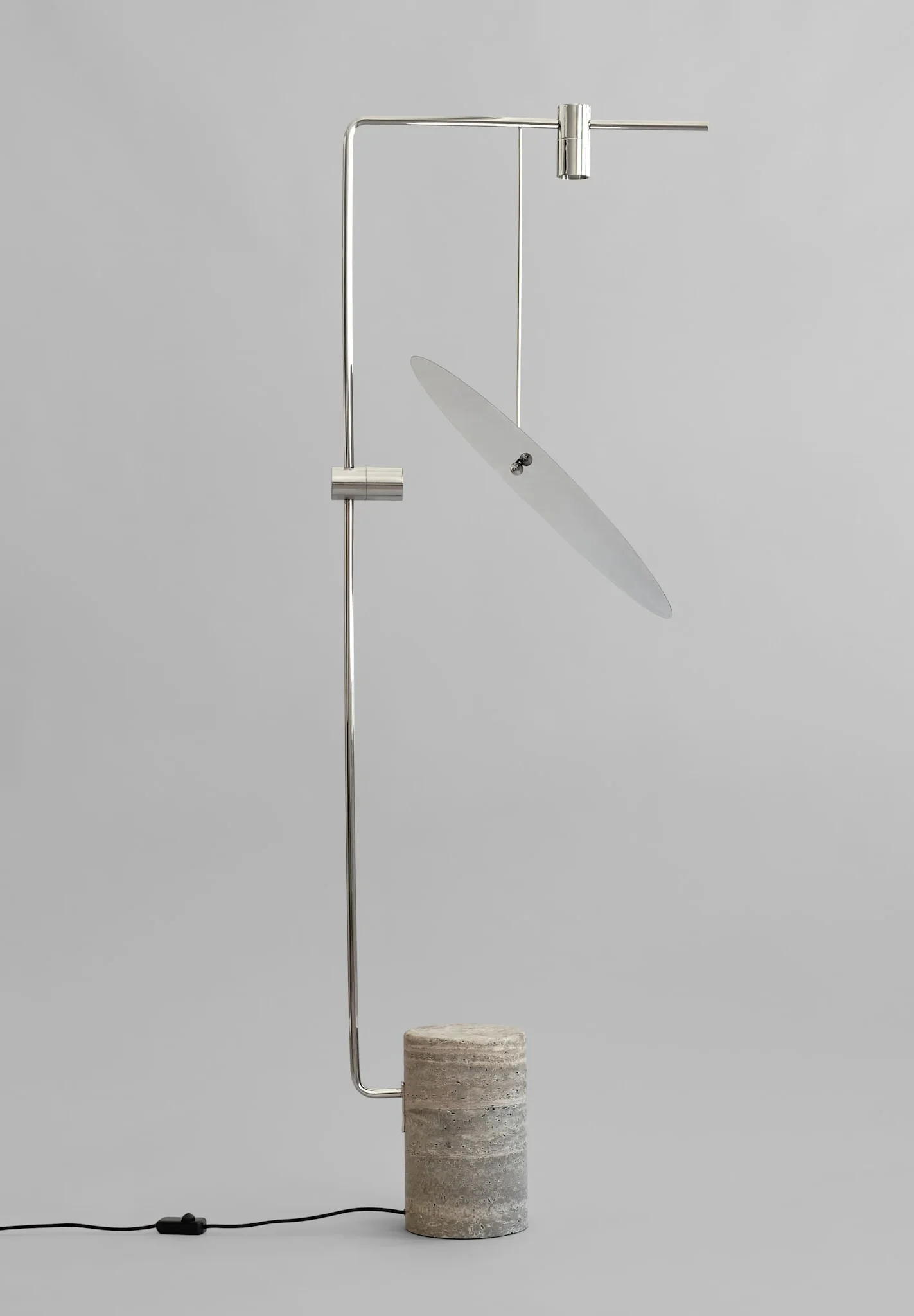 101 CPH The Moon Floor Lamp - Chrome