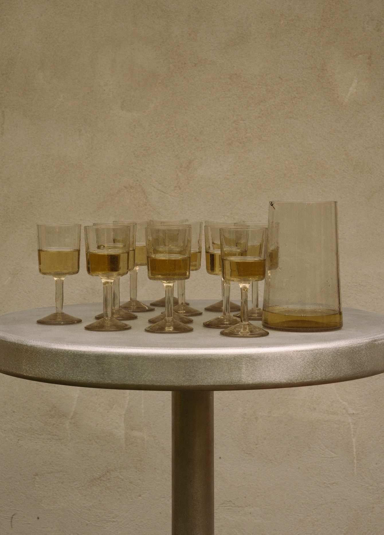 Isle Stem Glass set of two | Light smoke | FRAMA