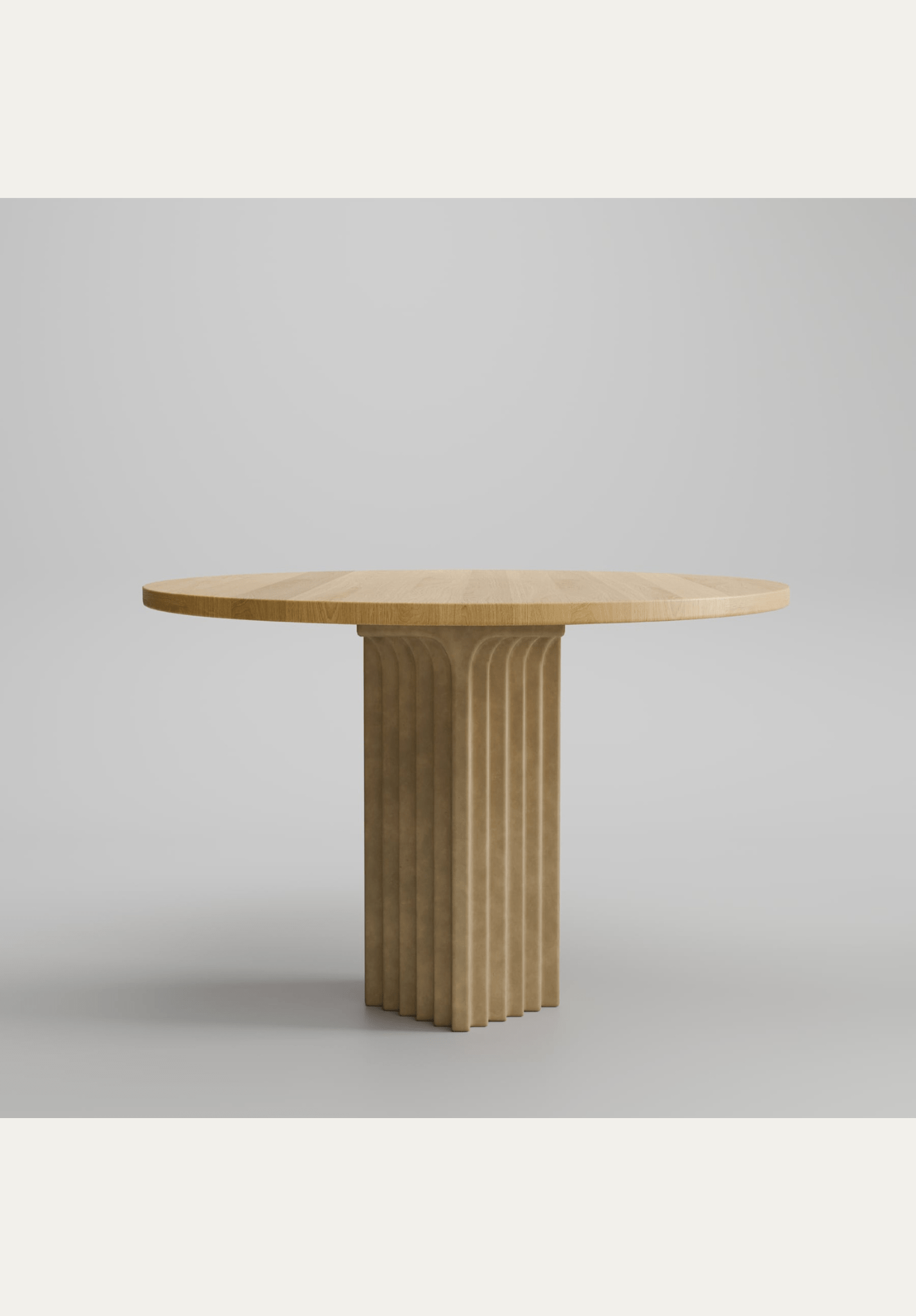 Arc Dining Table, Ø120 - Natural Oak | 101 CPH