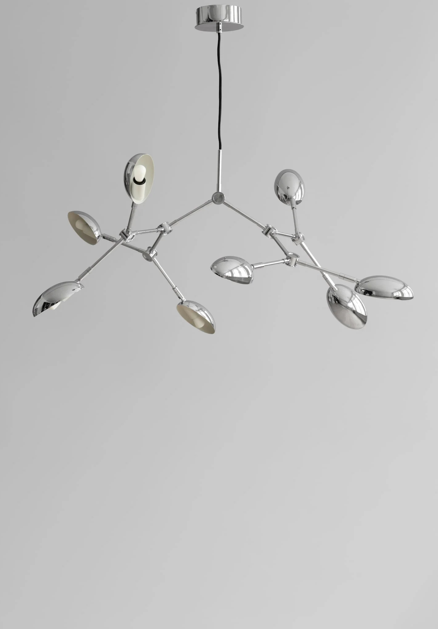 Drop Chandelier, Mini - Chrome (5m) | 101 CPH