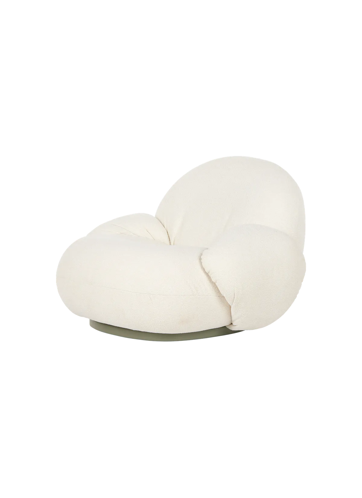 PACHA LOUNGE CHAIR with armrest Swivel Outdoor | GUBI - Image 3