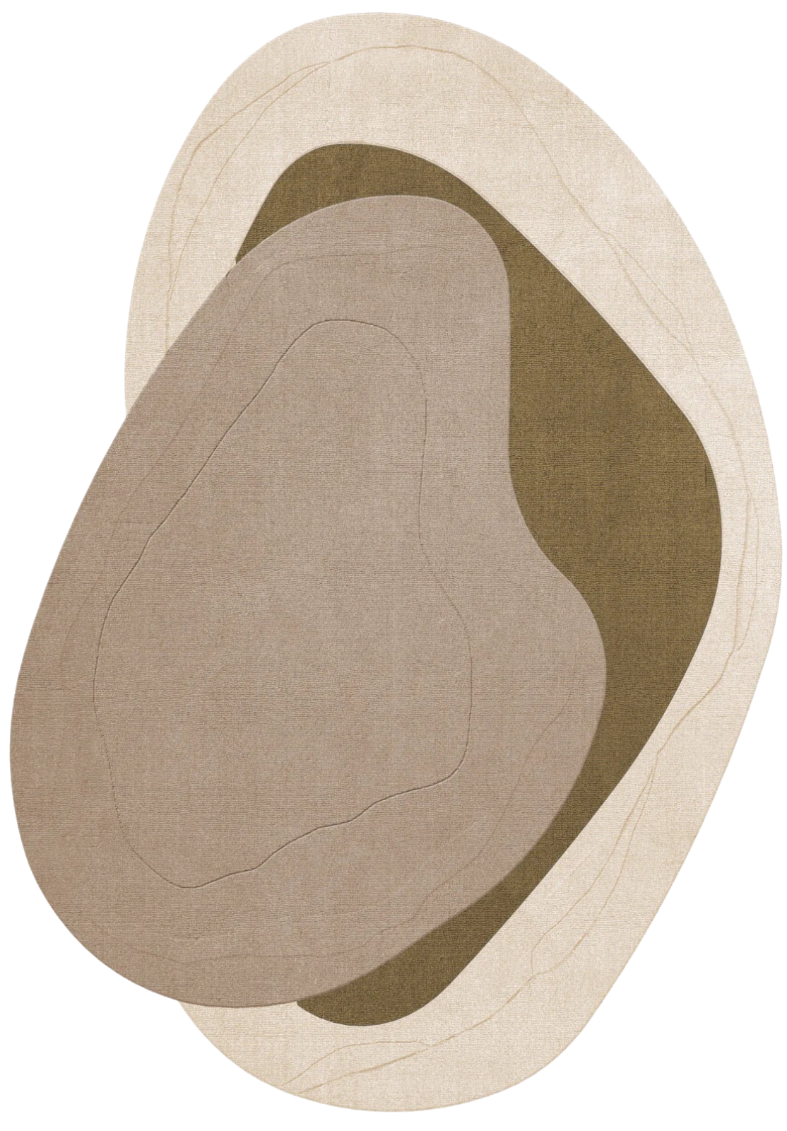 Erik Bratsberg Lozza Wool Rug - Olive  | LAYERED