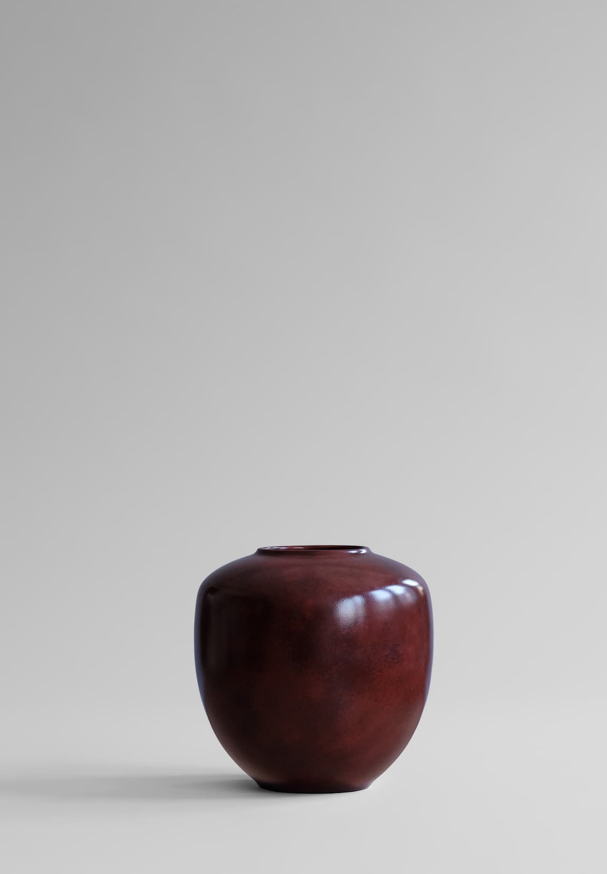 101 CPH Sunao Vase, Medio - Maroon