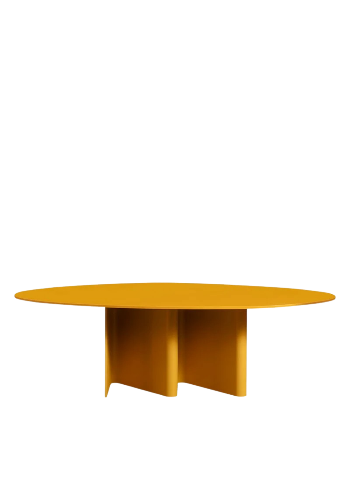 Nami table, oval, yellow zucca | Miniforms