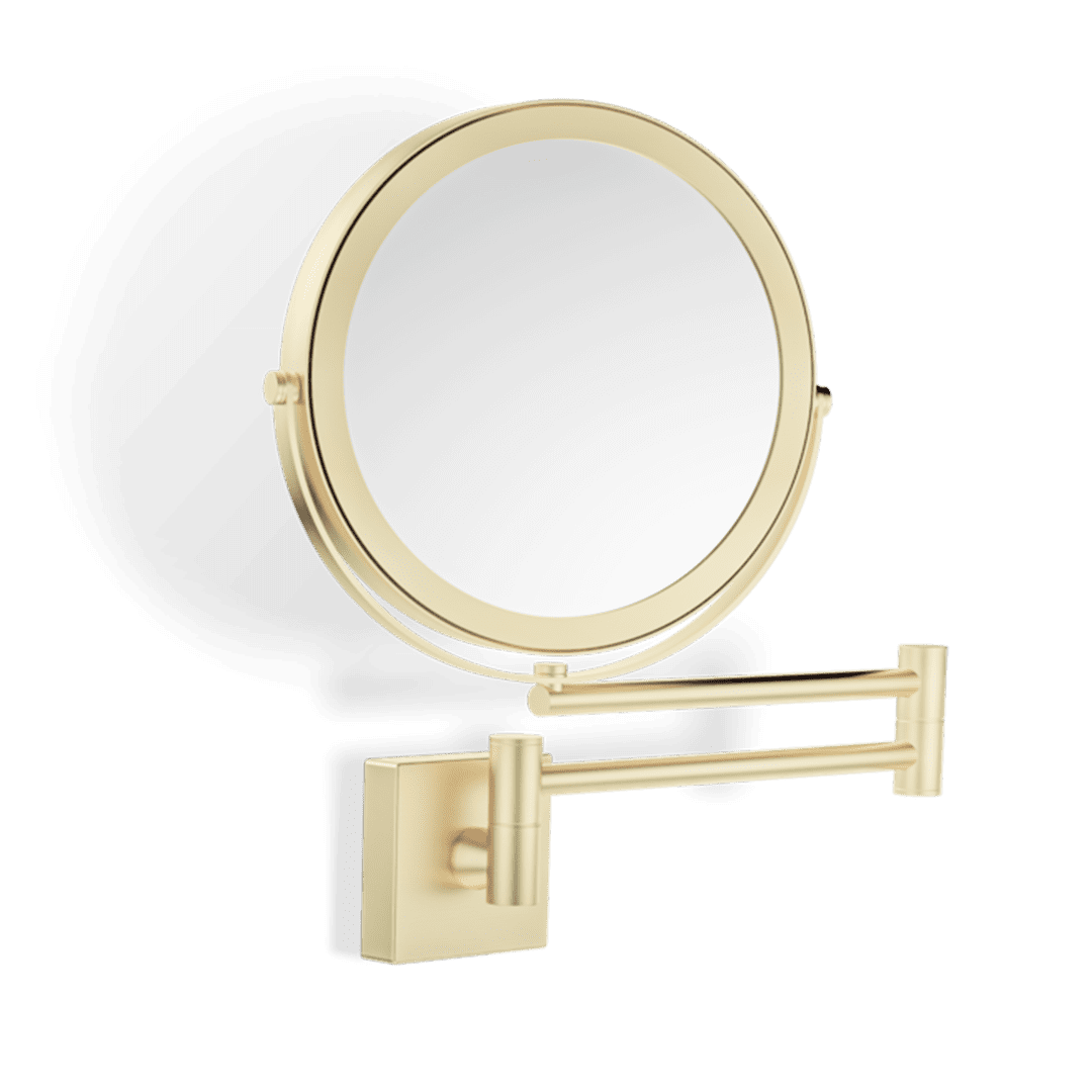 SP 28/2/V Cosmetic mirror, Gold matt , Decor Walther