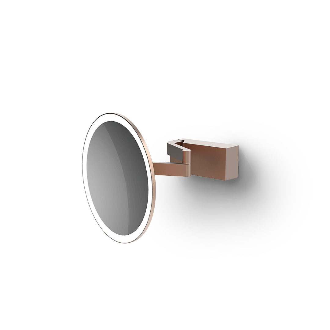 VISION R 5X Cosmetic mirror, Copper Matt PVD, Decor Walther