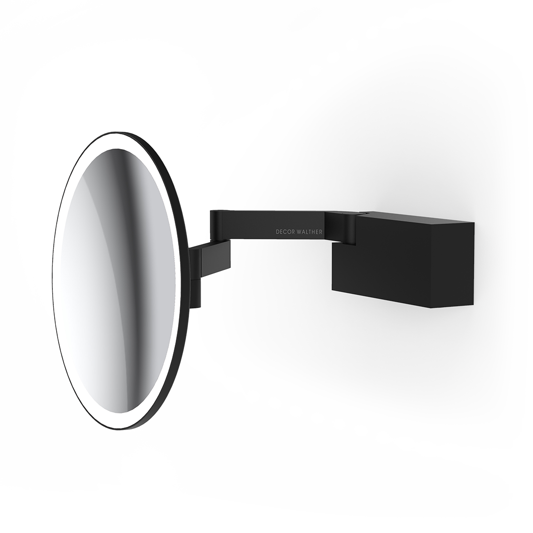 VISION R 5X Cosmetic mirror, Black matt, Decor Walther