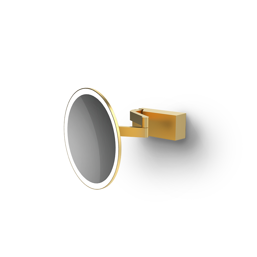 VISION R 5X Cosmetic mirror, Gold Matt , Decor Walther